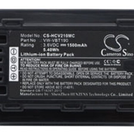 Ilc Replacement for Panasonic Vw-vbt190 Battery VW-VBT190